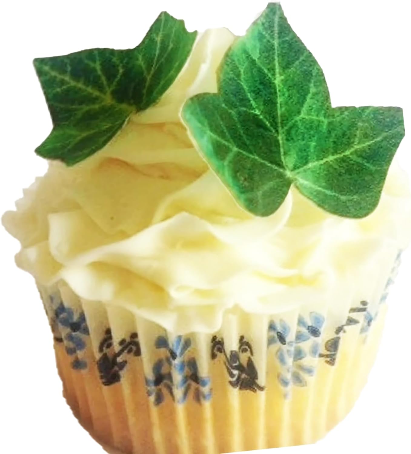 Edible Ivy Leaf Cake Toppers – Small Size – Set of 24
